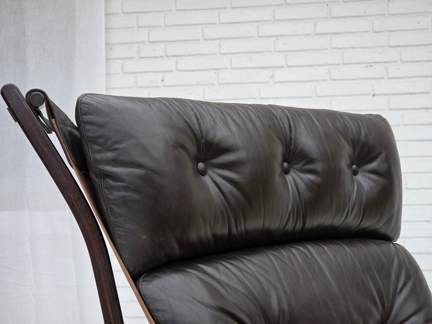 1970s, Norwegian design by Jim Myrstad, loungechair, model "Viking".