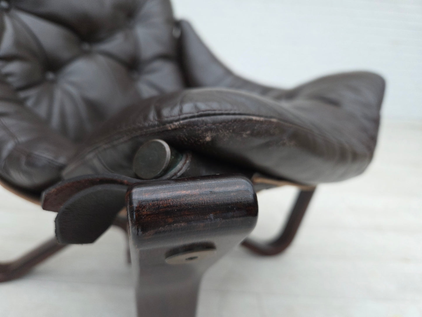 1970s, Norwegian design by Jim Myrstad, loungechair, model "Viking".