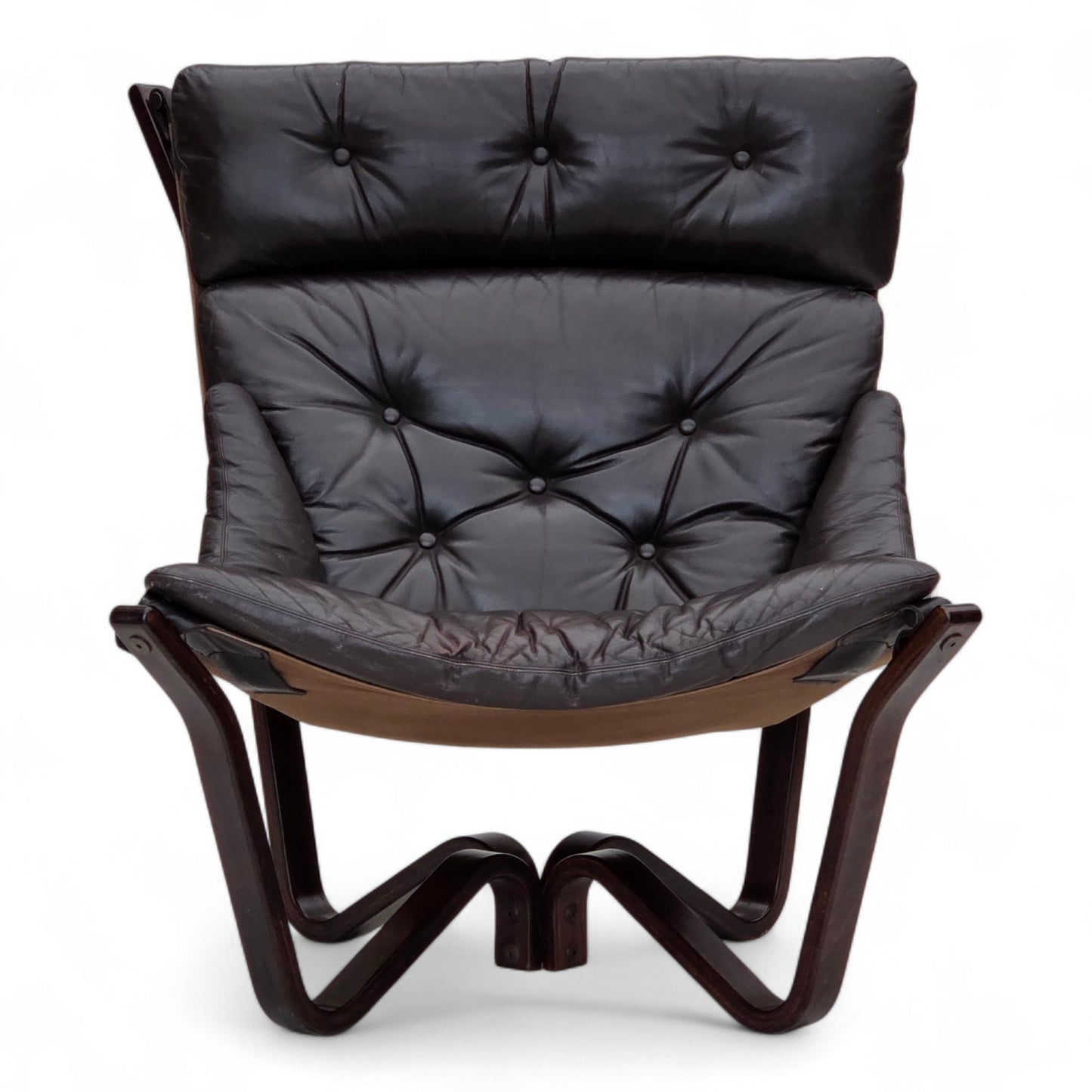 1970s, Norwegian design by Jim Myrstad, loungechair, model "Viking".