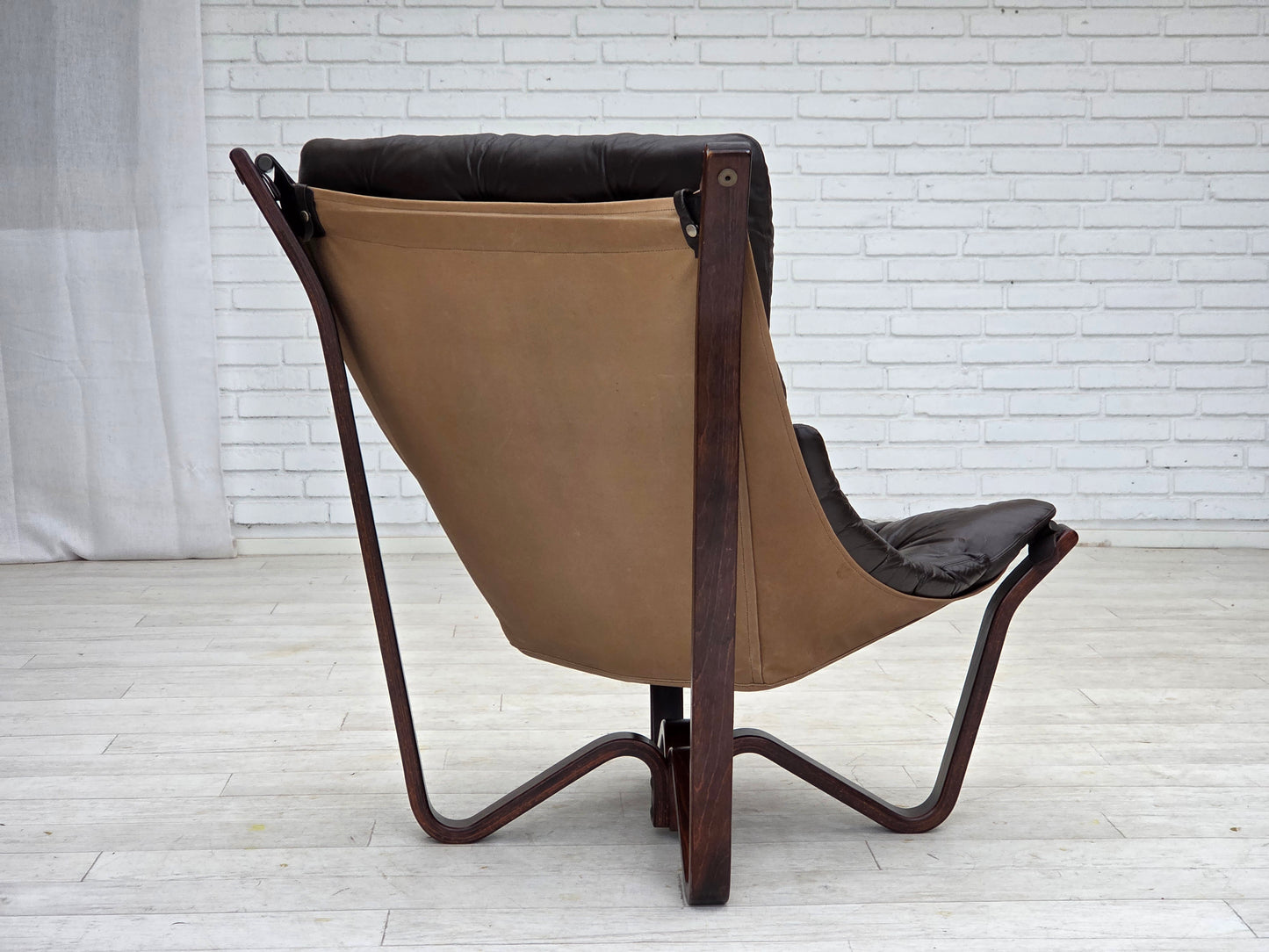 1970s, Norwegian design by Jim Myrstad, loungechair, model "Viking".