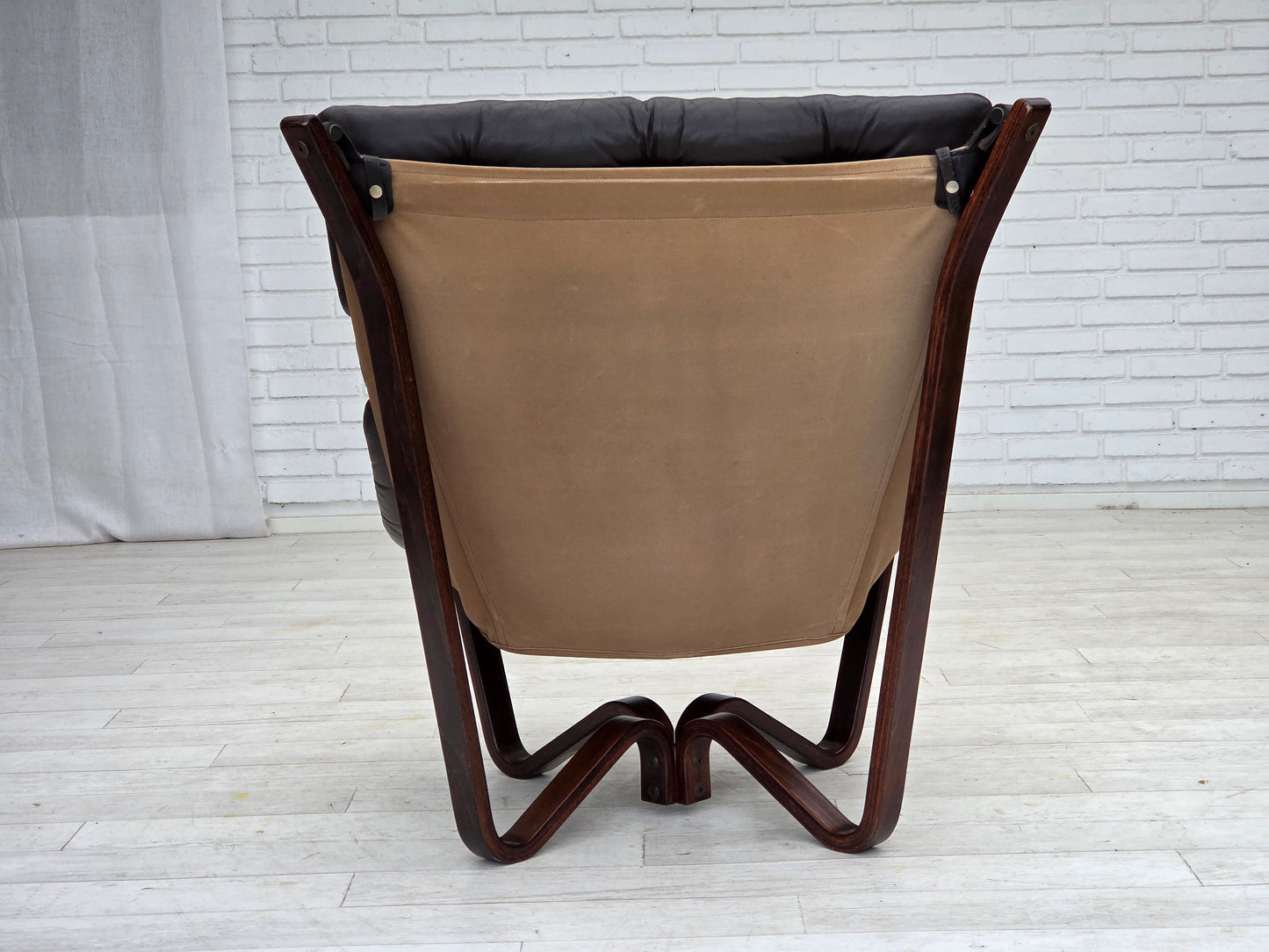 1970s, Norwegian design by Jim Myrstad, loungechair, model "Viking".