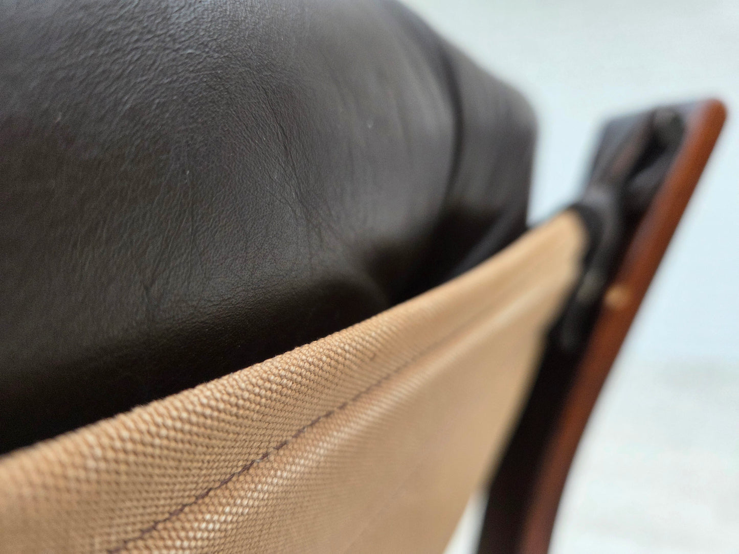1970s, Norwegian design by Jim Myrstad, loungechair, model "Viking".