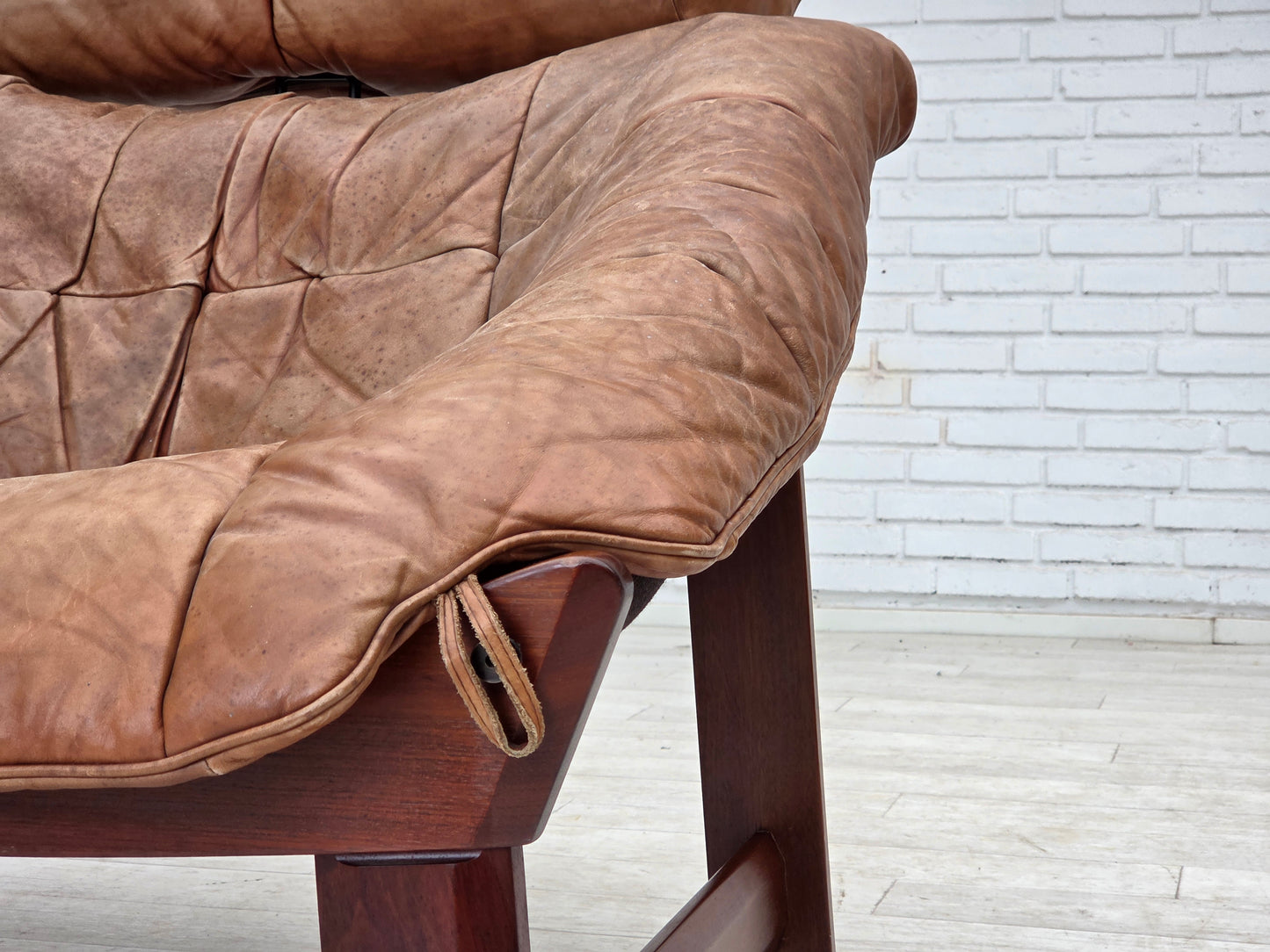 1970s, Norwegian design by Jan Erik Lindgren, armchair model "Amazon"