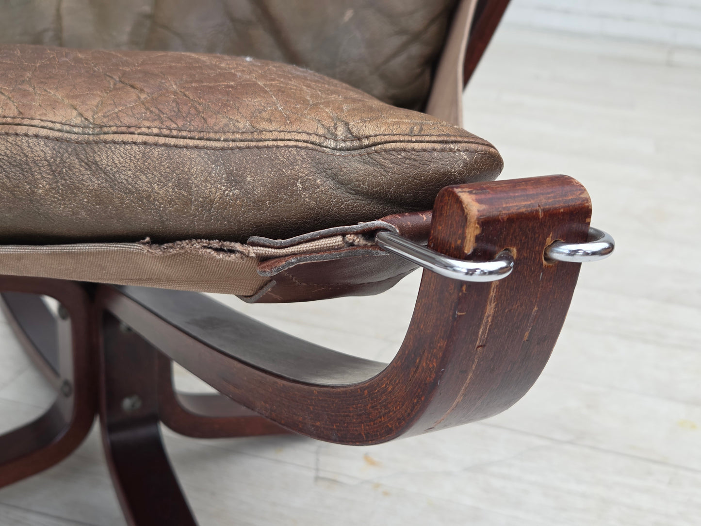 1970s, Norwegian design by Sigurd Ressel, lounge chair, model "Falcon".