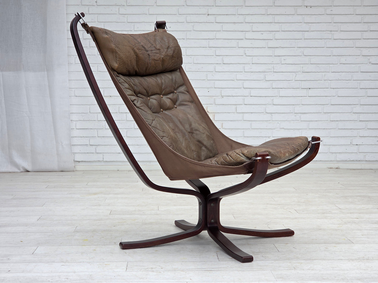 1970s, Norwegian design by Sigurd Ressel, lounge chair, model "Falcon".