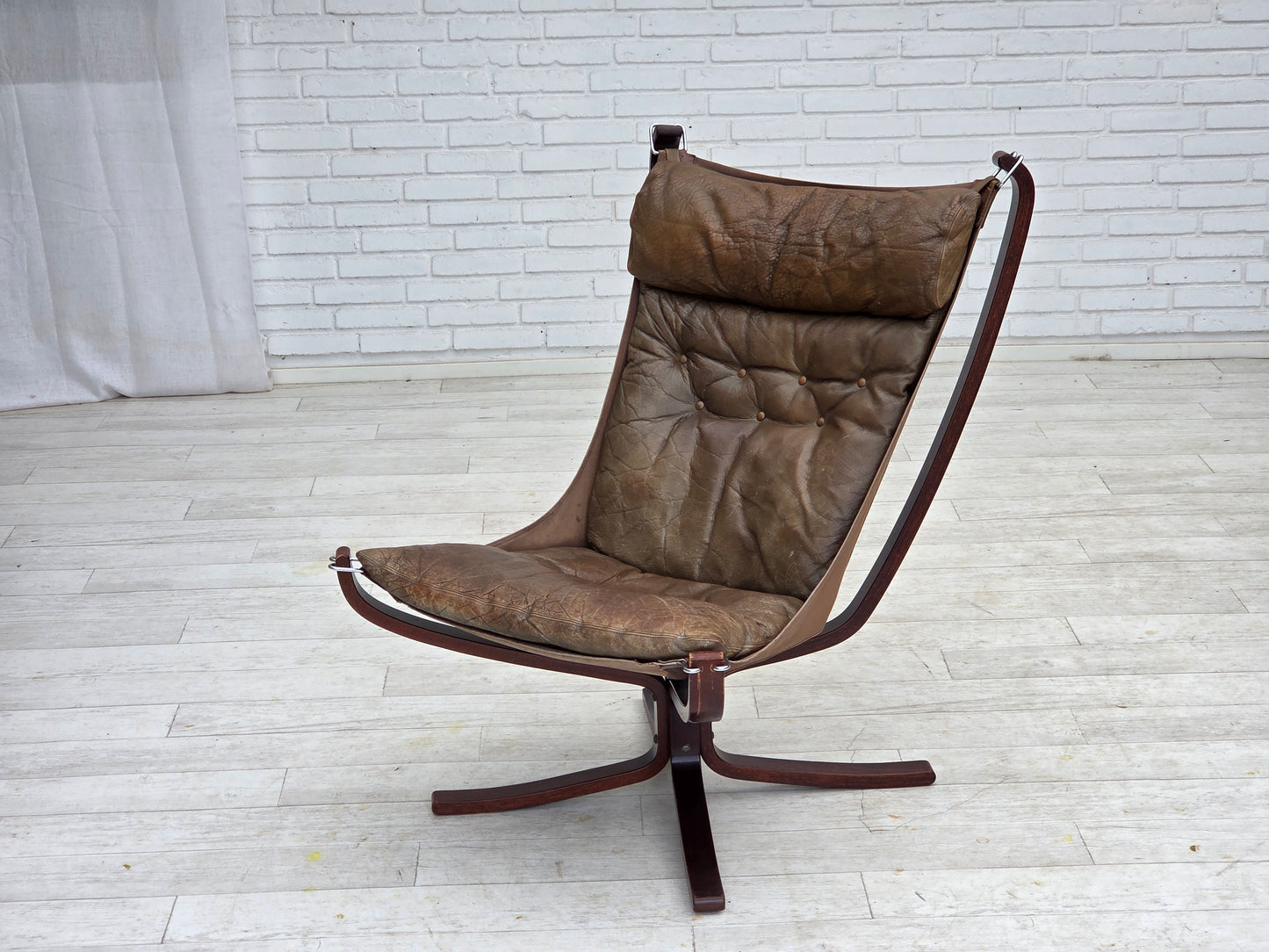 1970s, Norwegian design by Sigurd Ressel, lounge chair, model "Falcon".