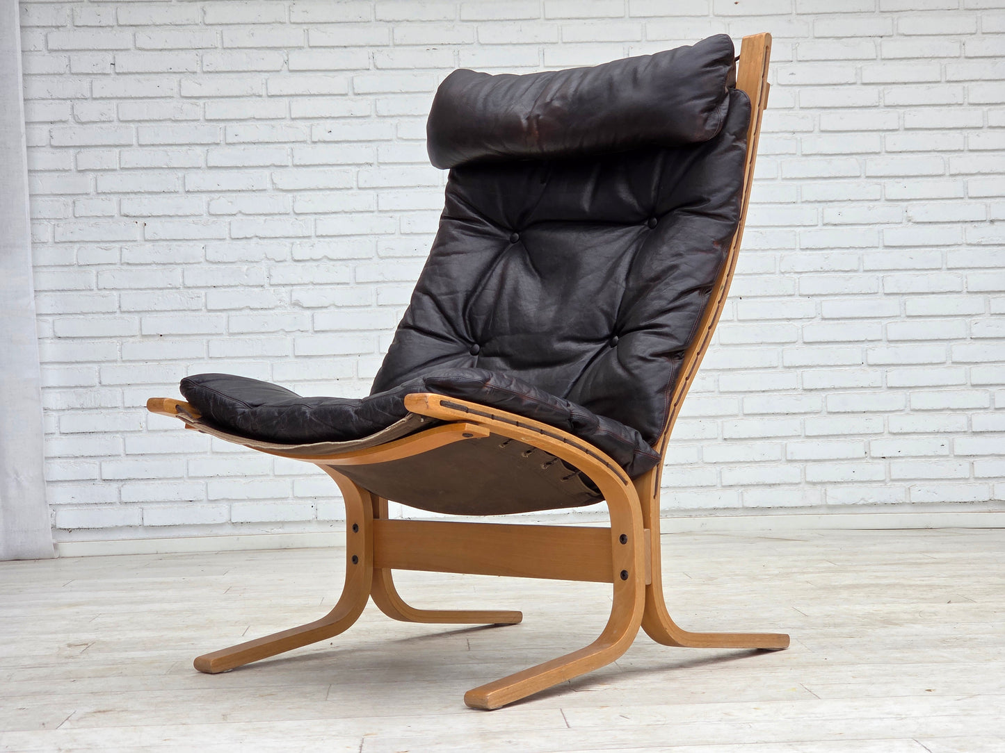 1970s, Norwegian design by Ingmar Relling, lounge chair model "Siesta".