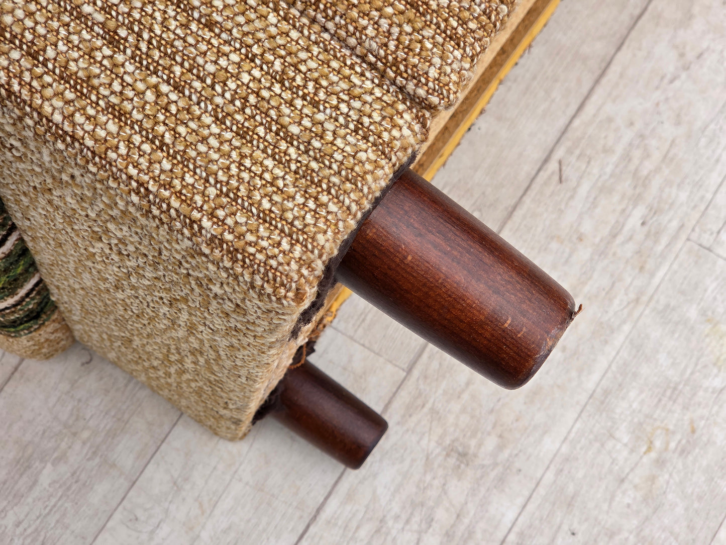 1980s, Danish club chair by Nisbo Horsens, furniture wool.