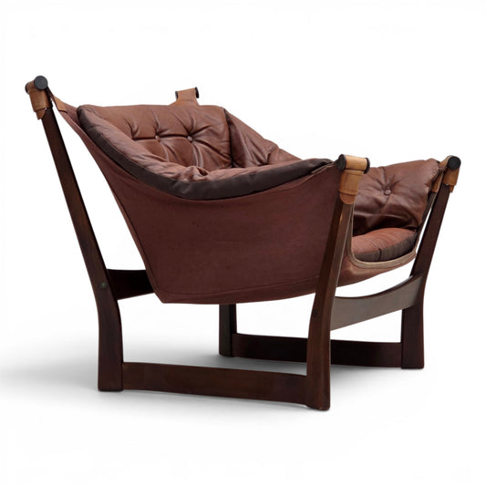 1970s, Norwegian design by Tormod Alnaes, "Trega" loungechair.