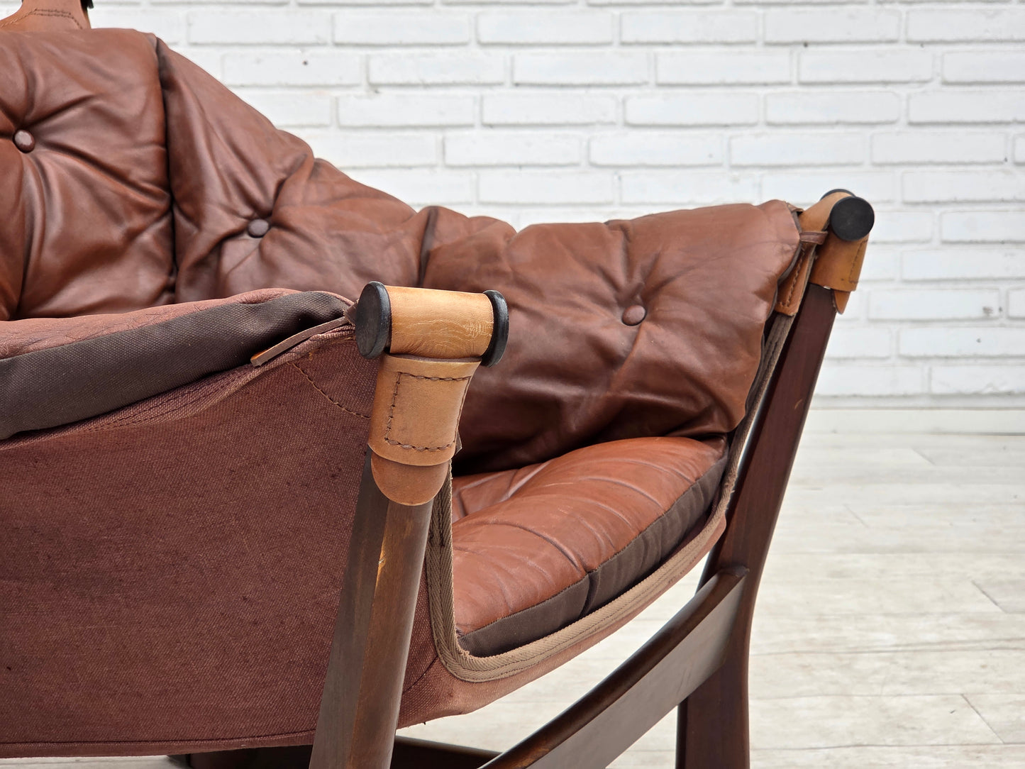 1970s, Norwegian design by Tormod Alnaes, "Trega" loungechair.