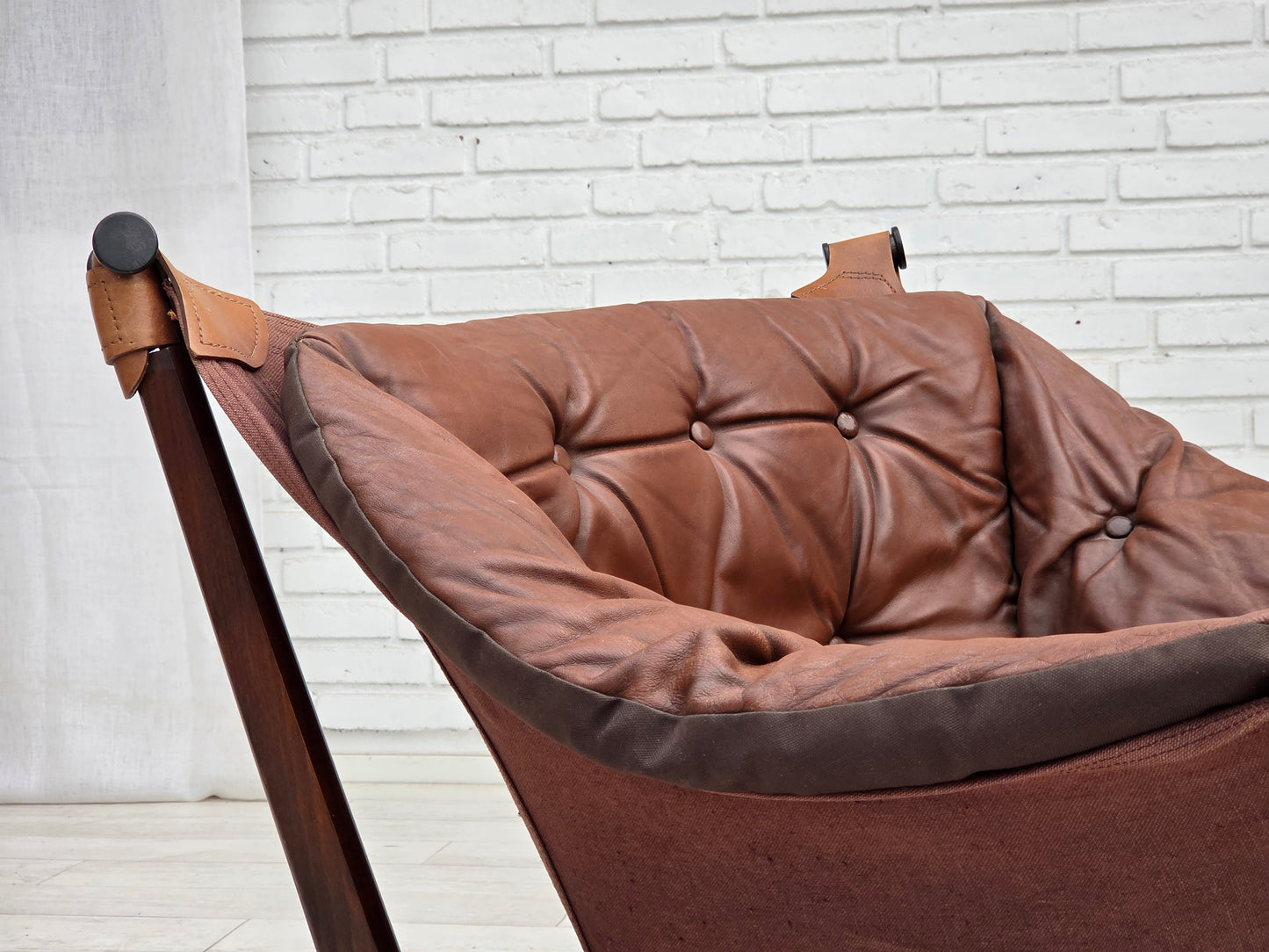 1970s, Norwegian design by Tormod Alnaes, "Trega" loungechair.