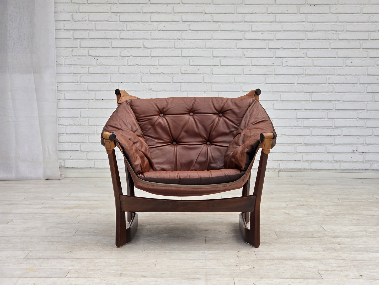 1970s, Norwegian design by Tormod Alnaes, "Trega" loungechair.