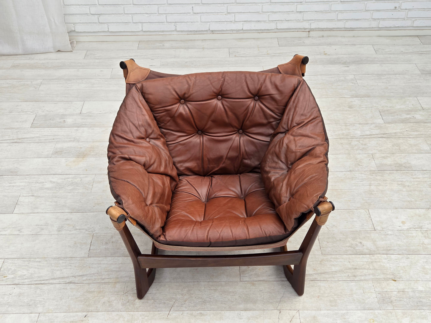 1970s, Norwegian design by Tormod Alnaes, "Trega" loungechair.