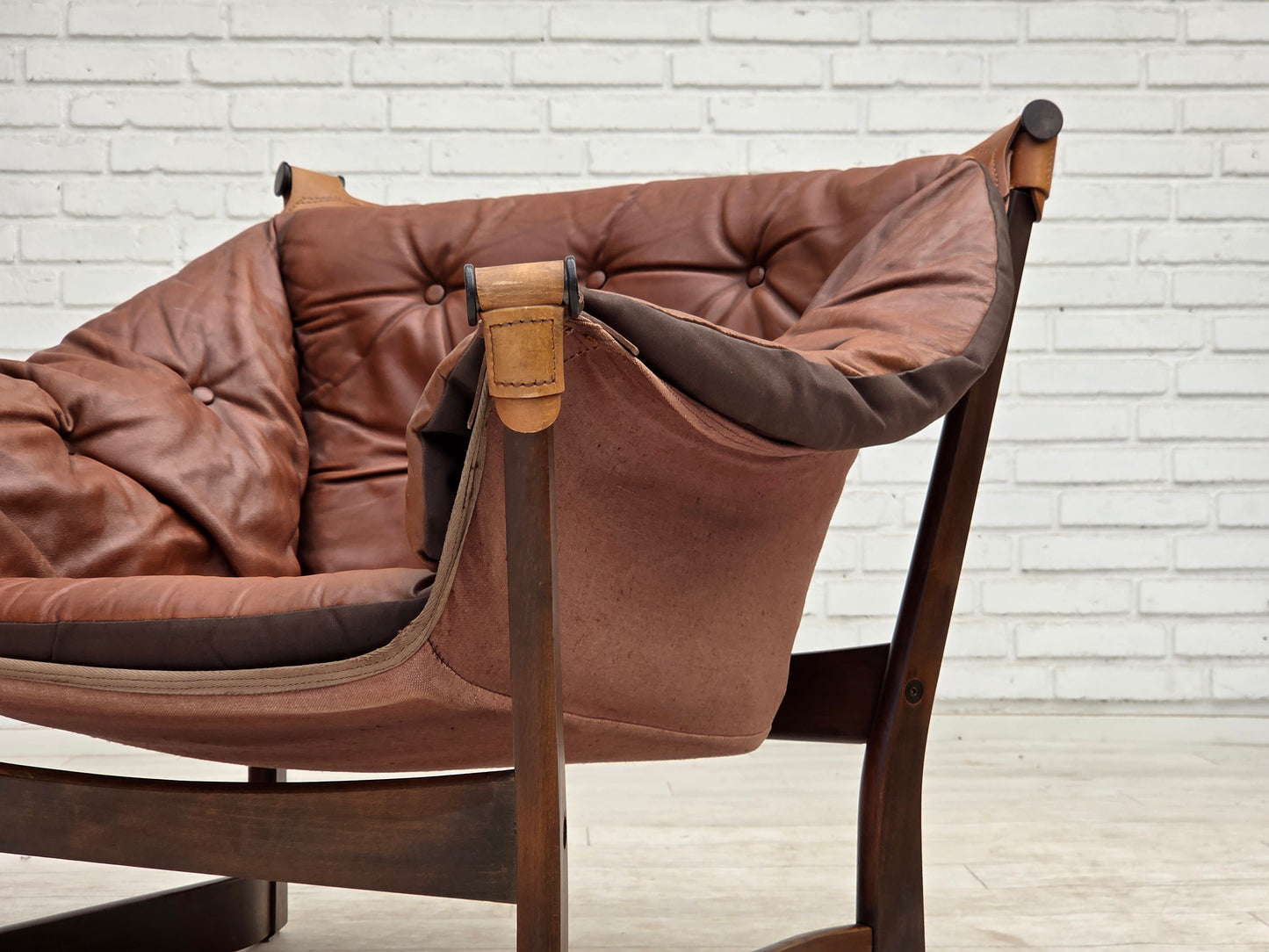 1970s, Norwegian design by Tormod Alnaes, "Trega" loungechair.