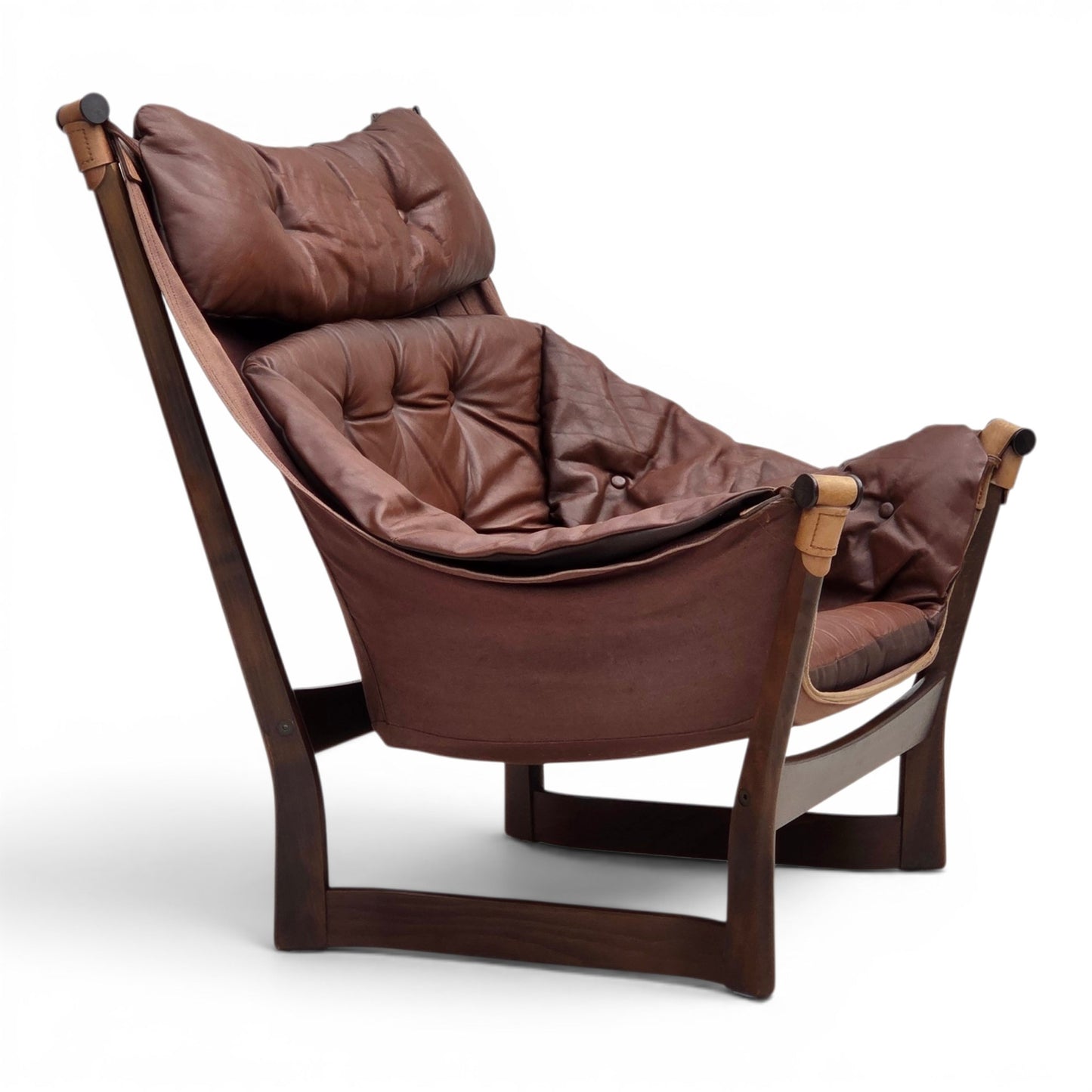 1970s, Norwegian design by Tormod Alnaes, "Trega" lounge chair.