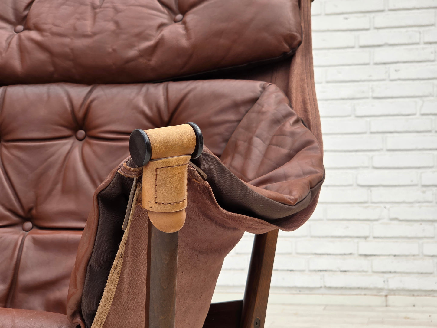 1970s, Norwegian design by Tormod Alnaes, "Trega" lounge chair.