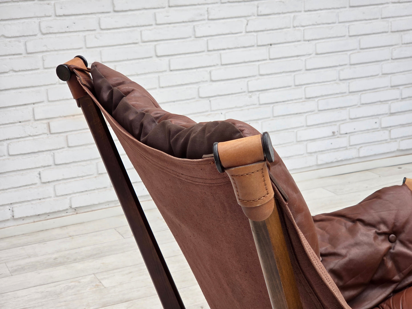 1970s, Norwegian design by Tormod Alnaes, "Trega" lounge chair.