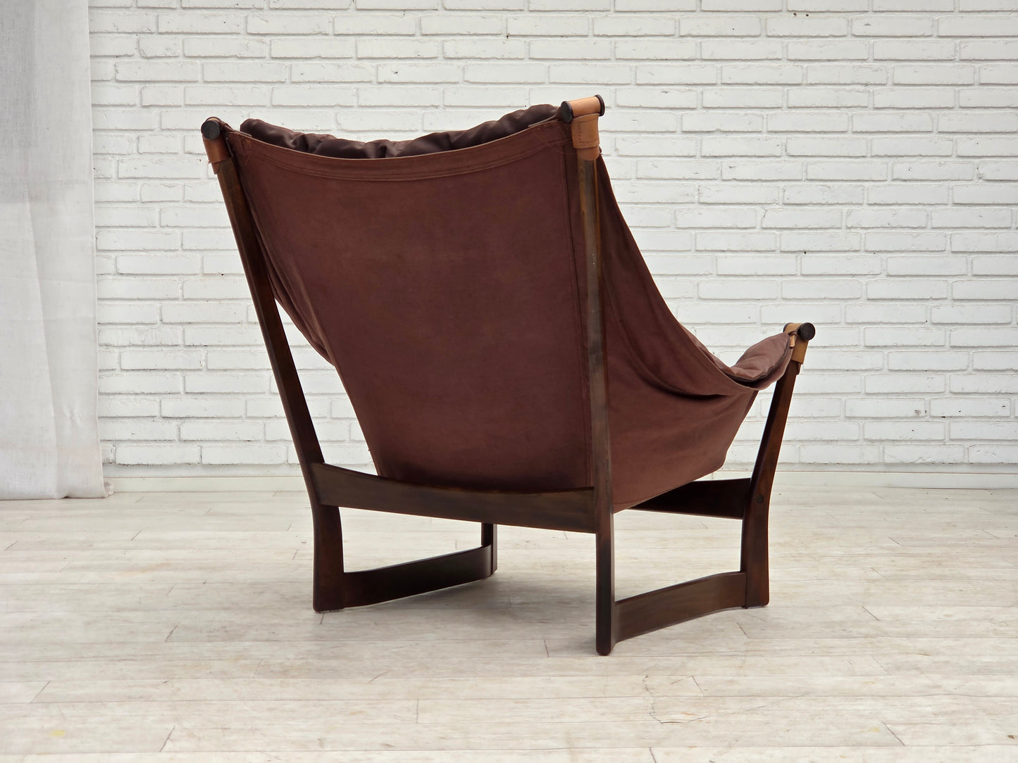 1970s, Norwegian design by Tormod Alnaes, "Trega" lounge chair.