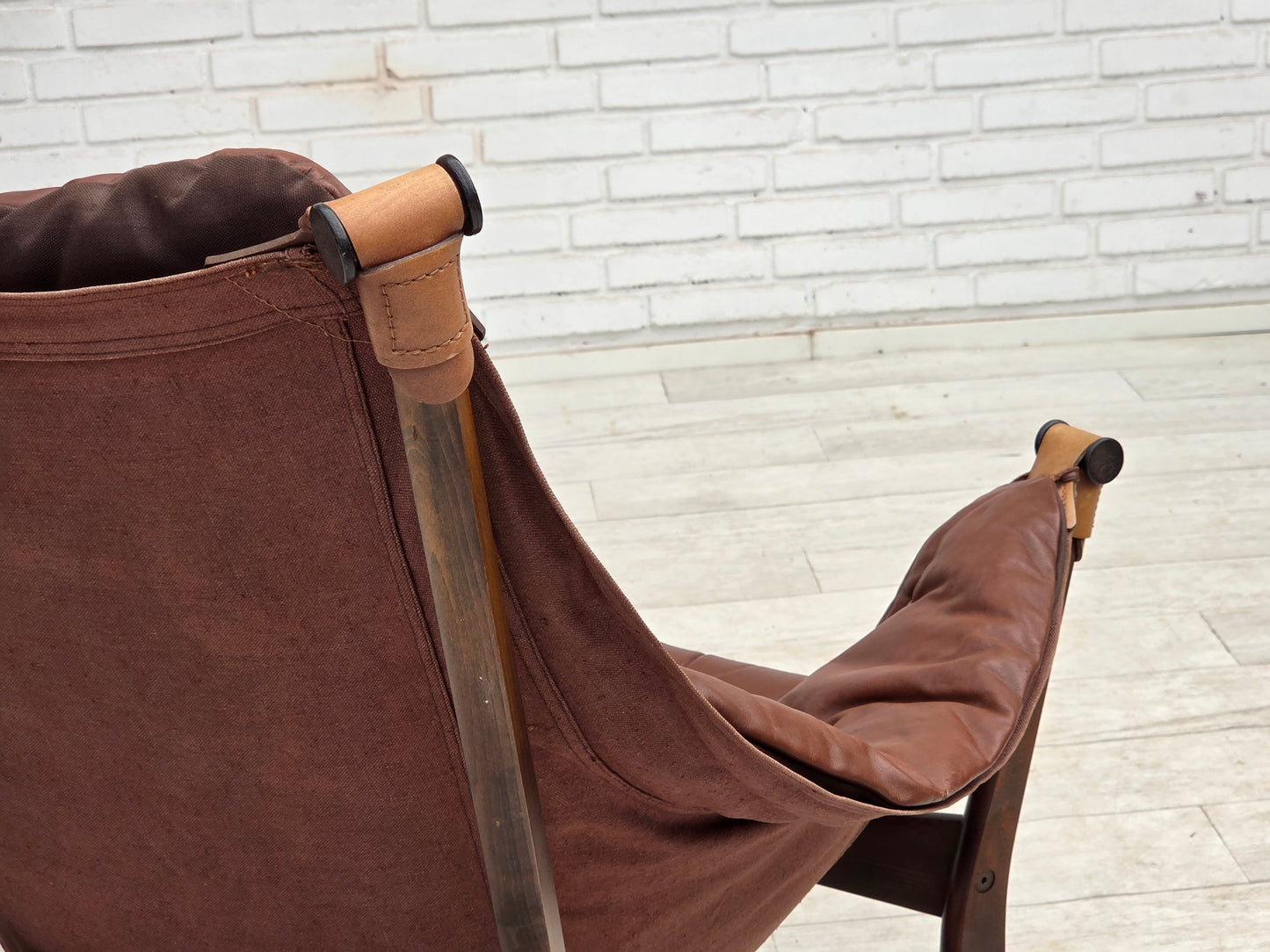 1970s, Norwegian design by Tormod Alnaes, "Trega" lounge chair.