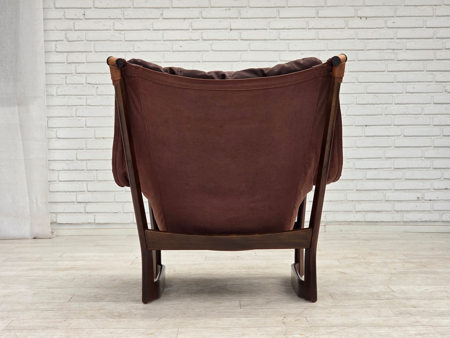 1970s, Norwegian design by Tormod Alnaes, "Trega" lounge chair.