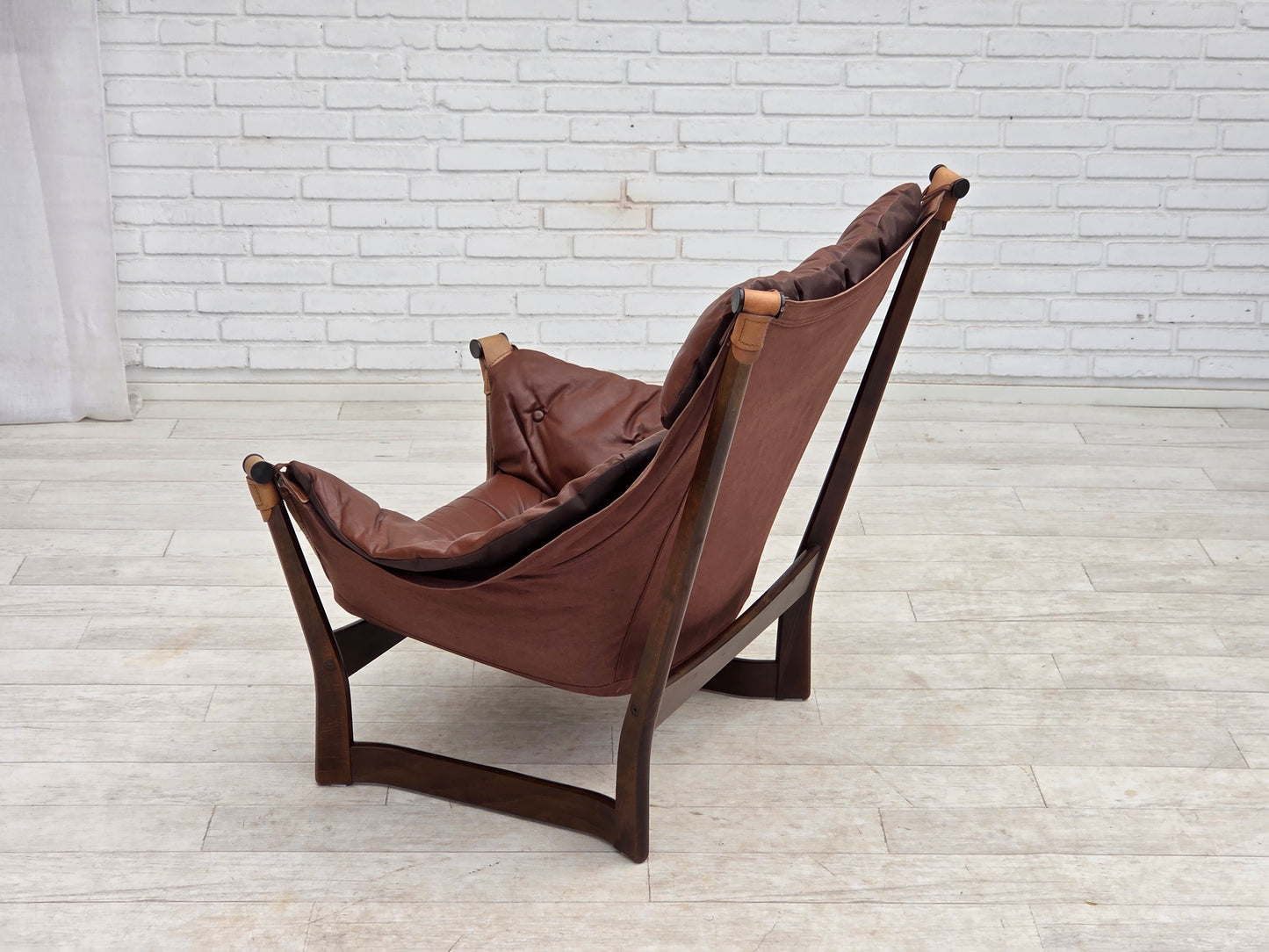 1970s, Norwegian design by Tormod Alnaes, "Trega" lounge chair.