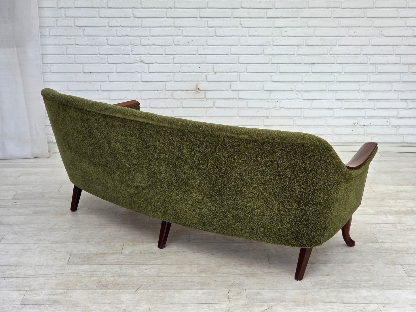 1970s, Norwegian vintage 3-seater sofa, teak wood.