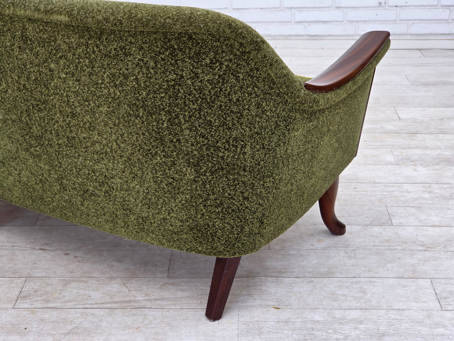 1970s, Norwegian vintage 3-seater sofa, teak wood.
