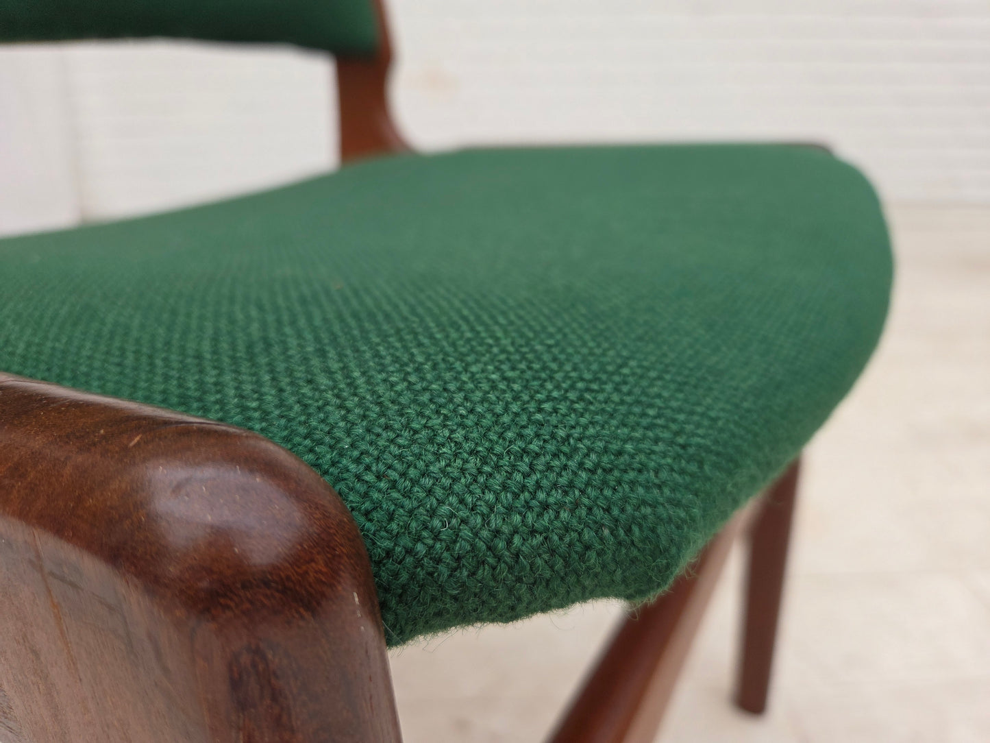 1960s, Danish design by Erik Buch, set of 4 dining chairs, model 89.