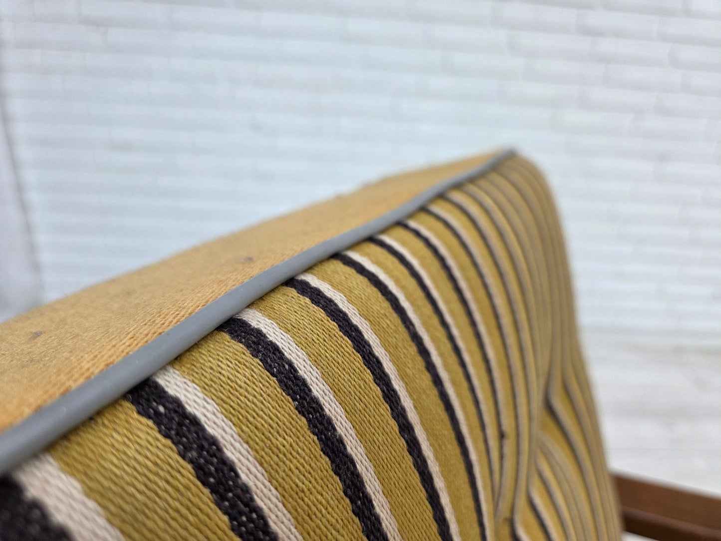 1960s, Danish armchair, furniture wool, beech wood.