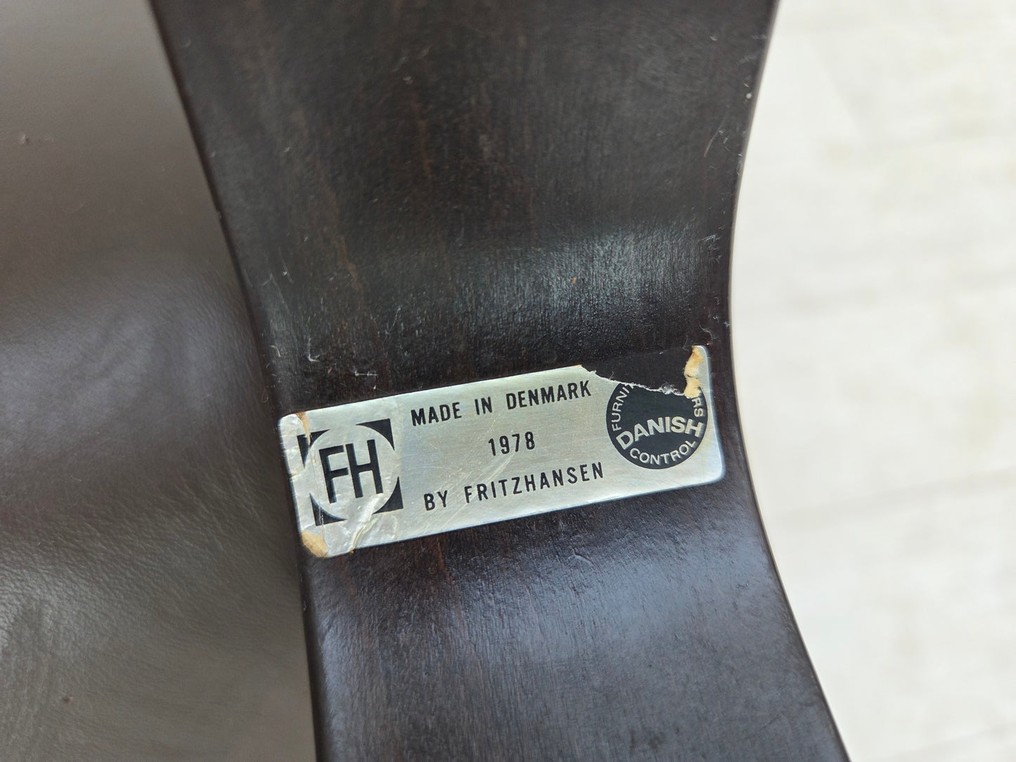 1970s, Danish chair by Peter Hvidt & Orla Mølgaard for Fritz Hansen.