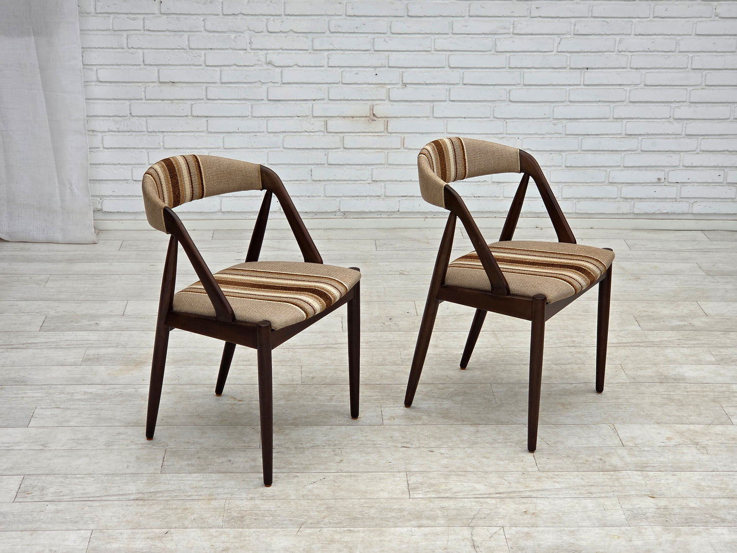 1960s, Danish design by Kai Kristensen, model 31, pair of armchairs.