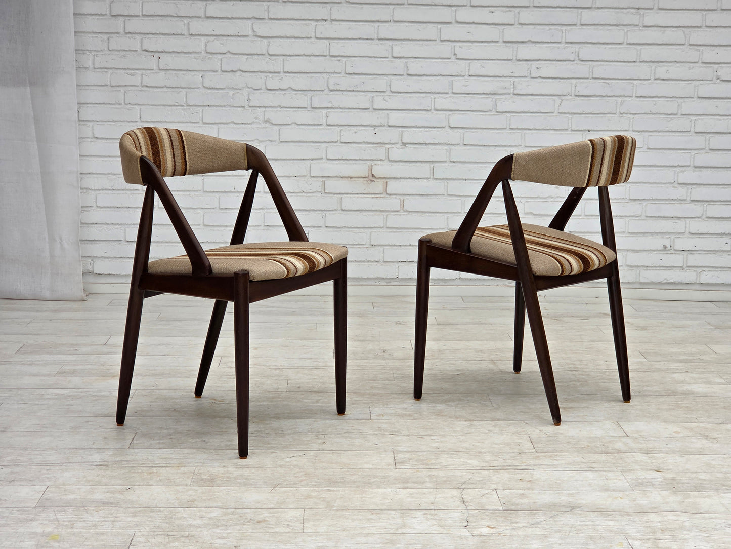 1960s, Danish design by Kai Kristensen, model 31, pair of armchairs.
