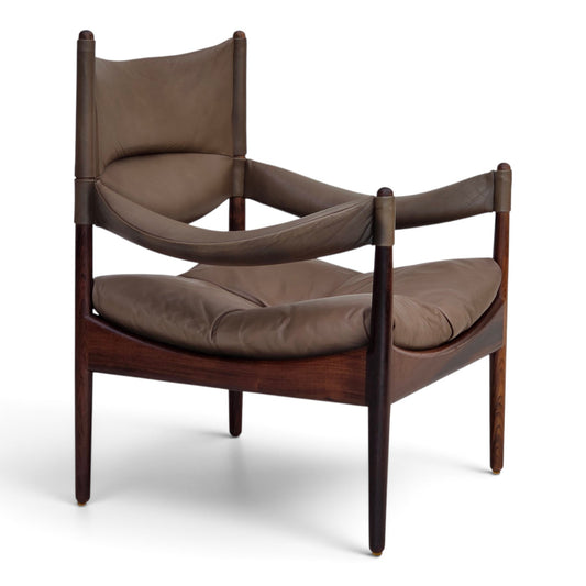 1970s, Danish design by Kristian Vedel, highback armchair model "Modus".