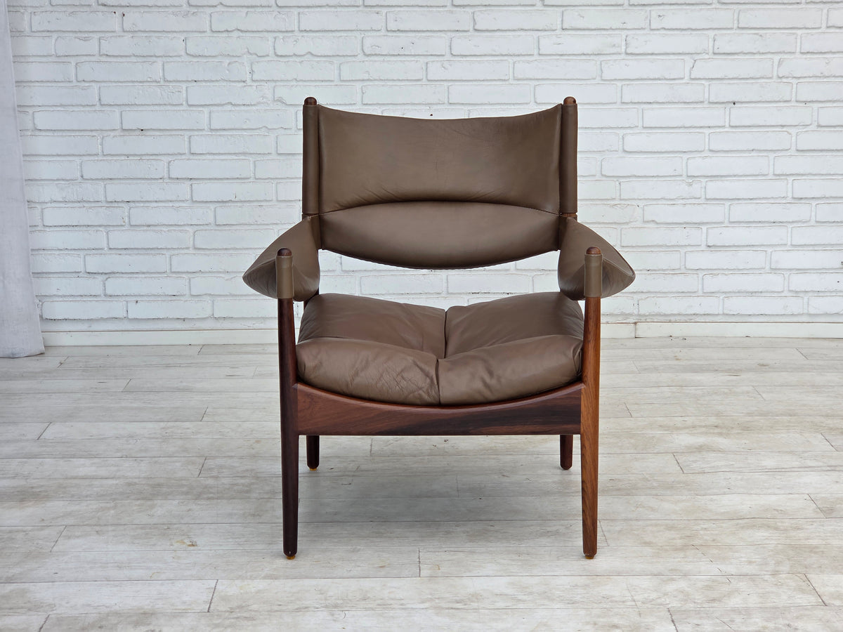 1970s, Danish design by Kristian Vedel, highback armchair model "Modus".