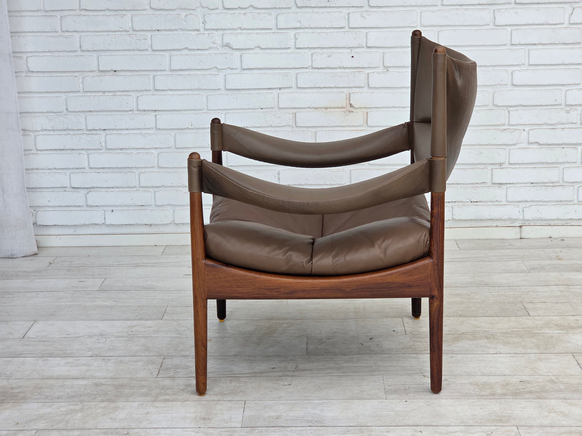 1970s, Danish design by Kristian Vedel, highback armchair model "Modus".