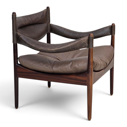 1970s, Danish design by Kristian Vedel, armchair model "Modus".