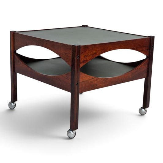 1970s, Danish design by Kristian Vedel, side table, model "Modus", teak wood