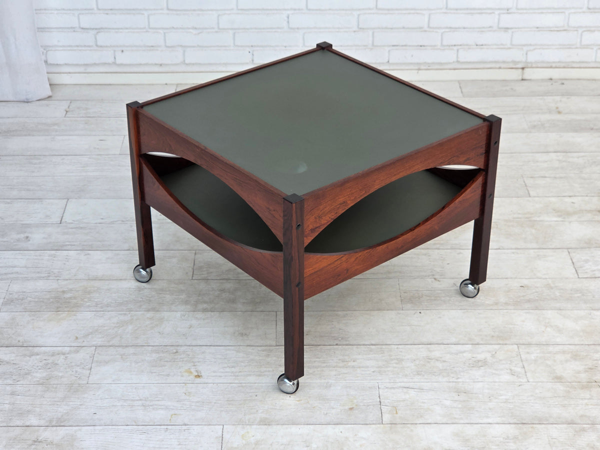 1970s, Danish design by Kristian Vedel, side table, model "Modus", teak wood