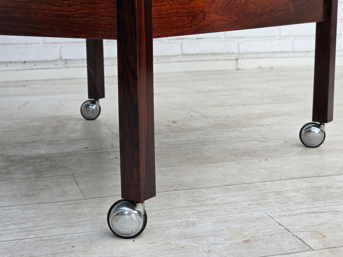 1970s, Danish design by Kristian Vedel, side table, model "Modus", teak wood