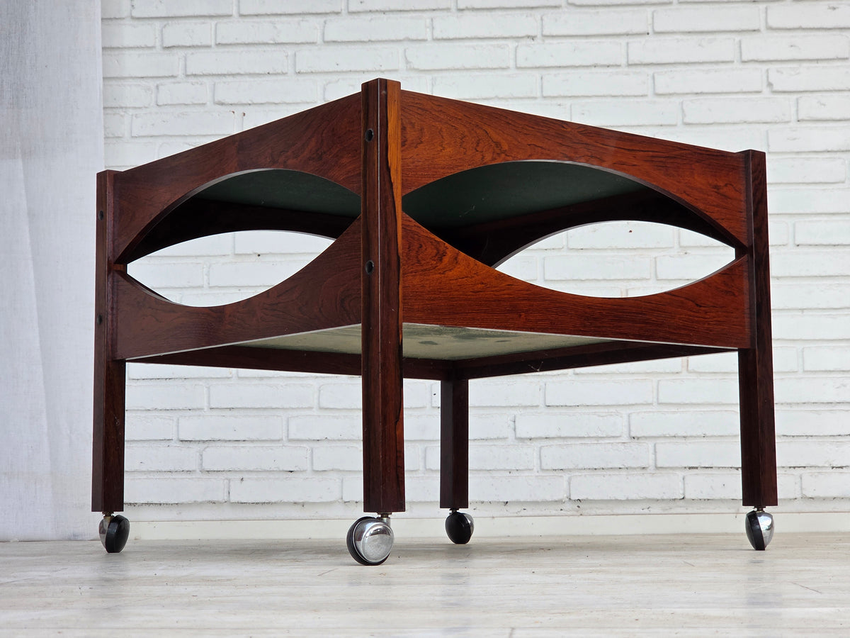 1970s, Danish design by Kristian Vedel, side table, model "Modus", teak wood