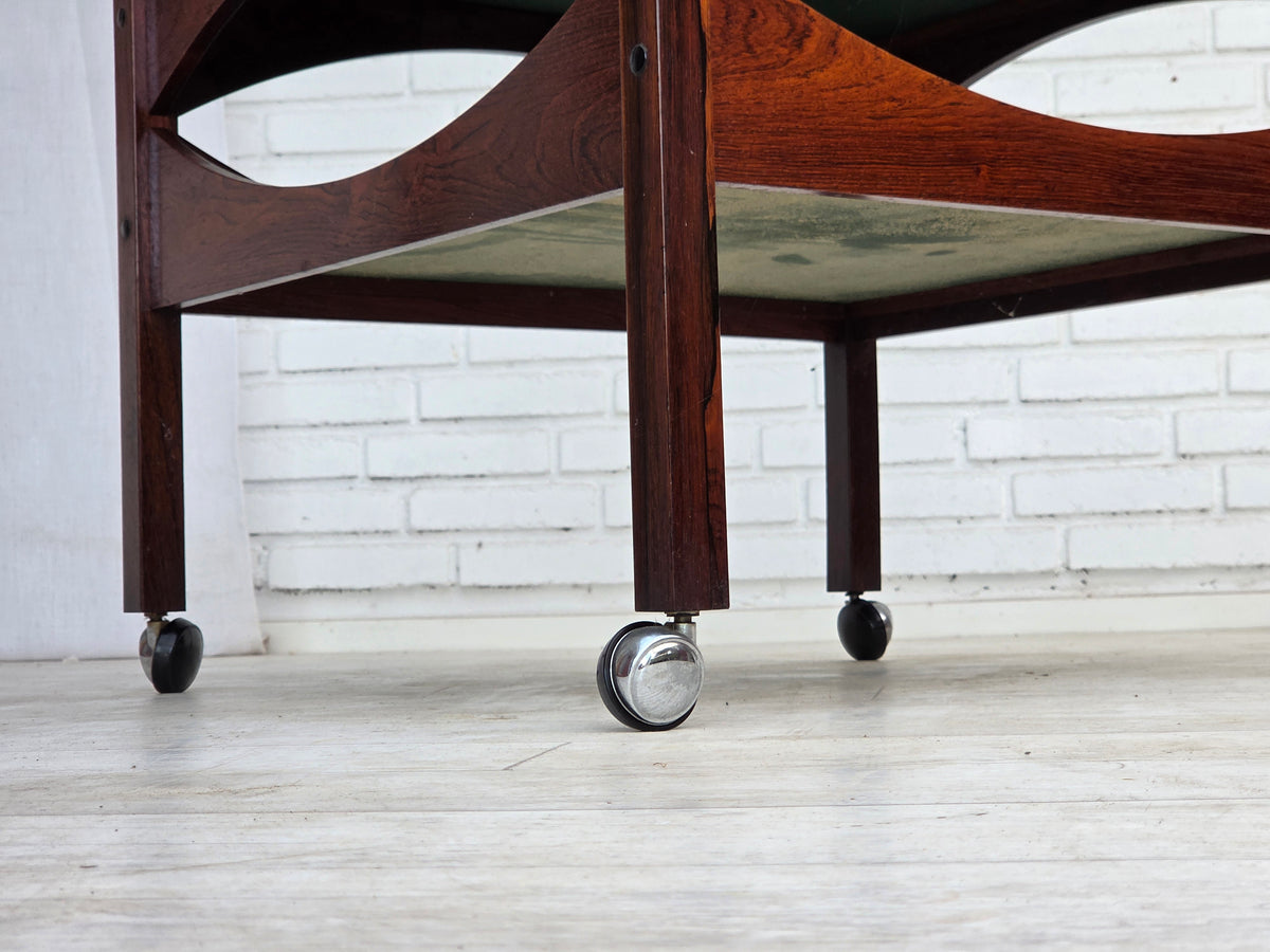 1970s, Danish design by Kristian Vedel, side table, model "Modus", teak wood
