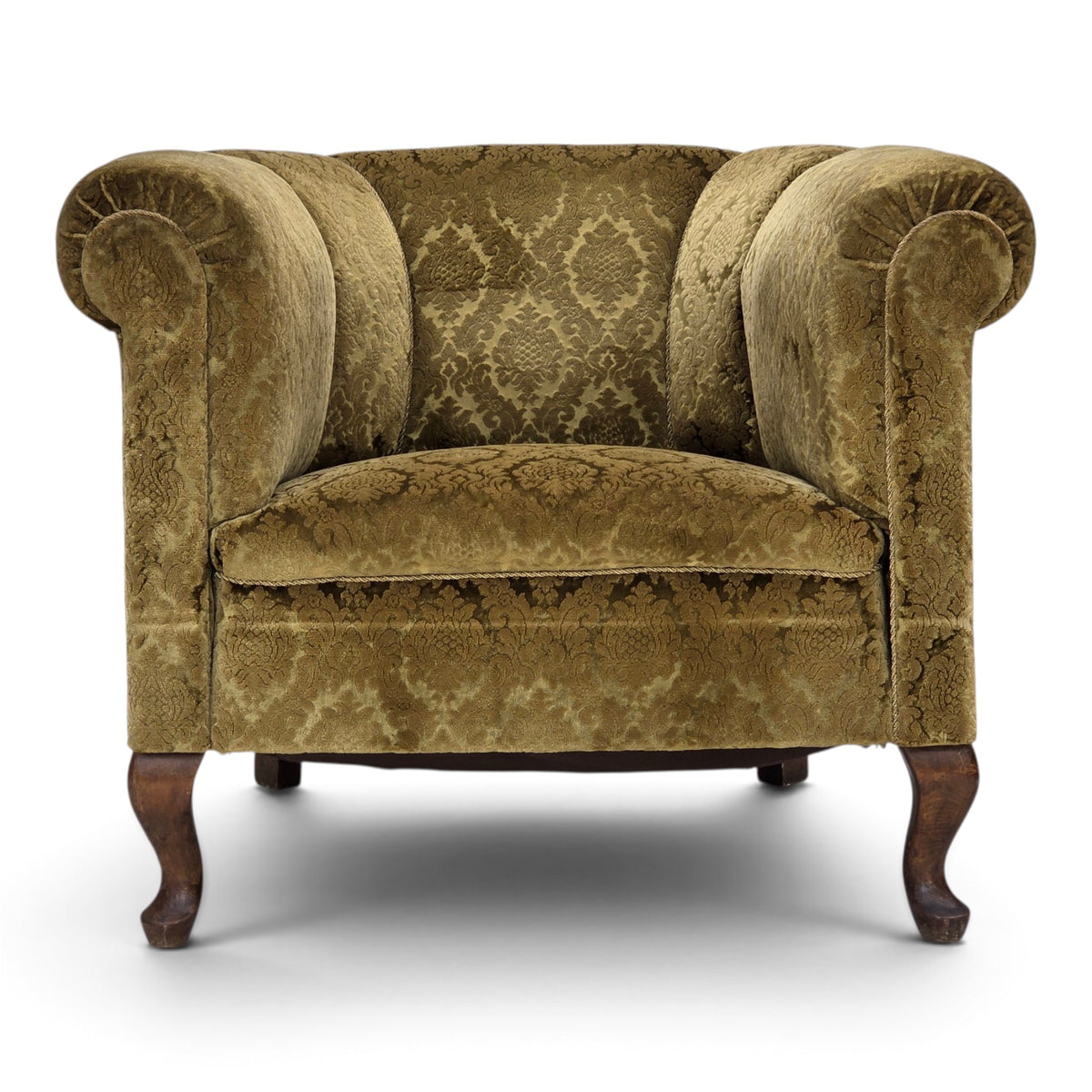 1950s, Danish relax chair, furniture velour, beech wood.