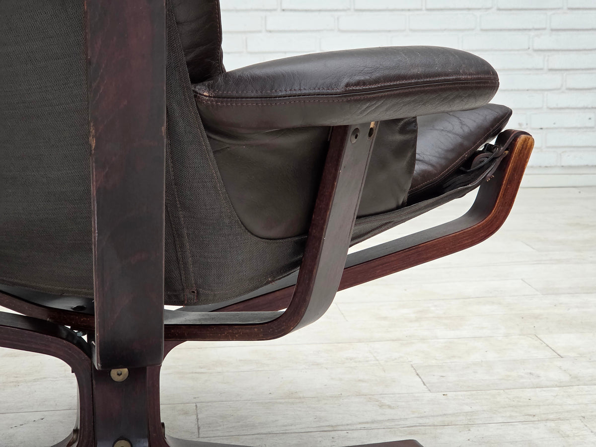 1970s, Norwegian chair by Sigurd Ressel, model "Falcon".