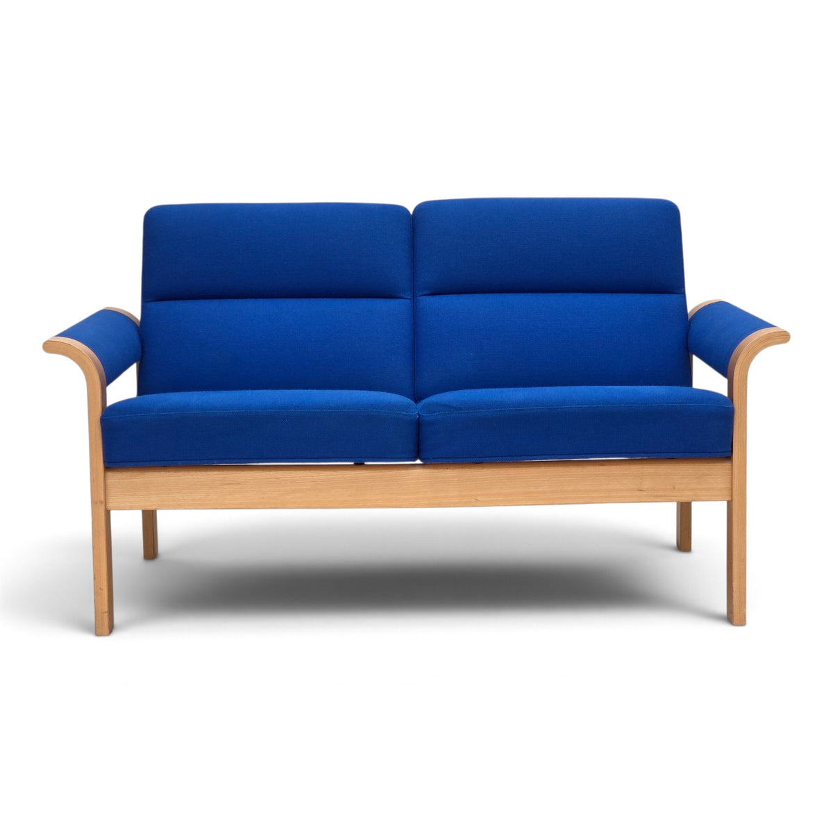 1970s, Danish design by Magnus Olesen, 2-seater sofa, furniture wool.