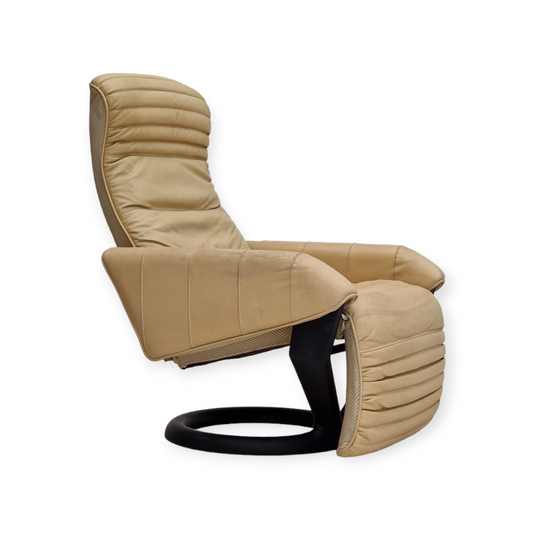 1980s, Danish design by Steen Ostergård for Bramin Møbler. "Action Recliner" relax chair.