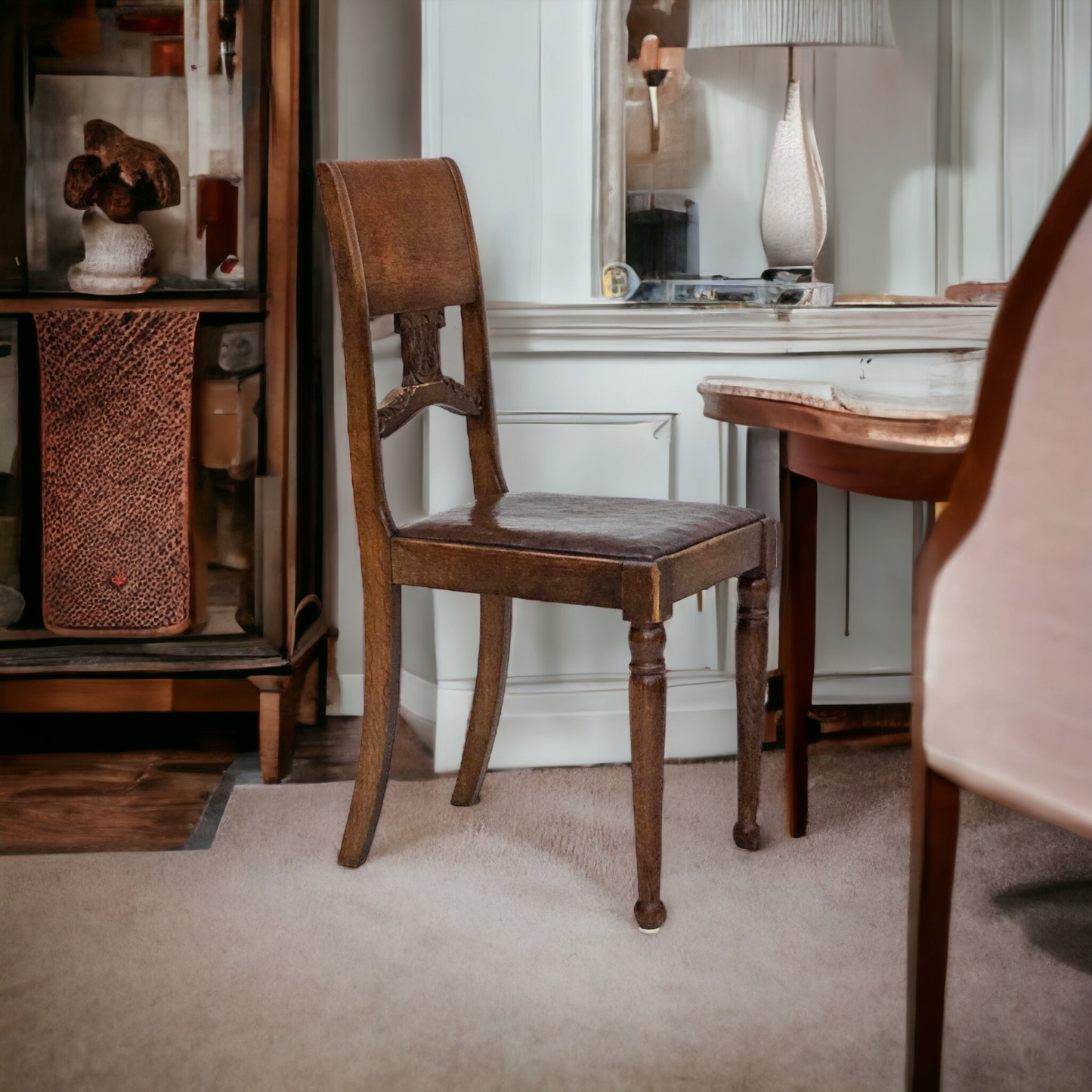 1930s, set of 6 scandinavian chairs, original good condition.