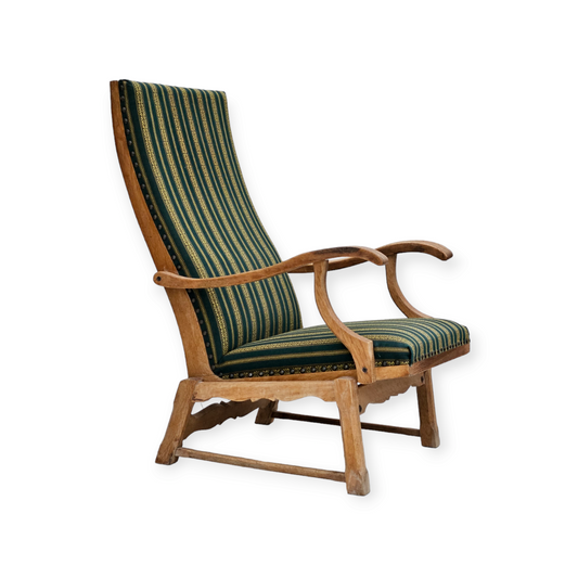 1950-60s, Danish highback rocking chair, original very good condition.