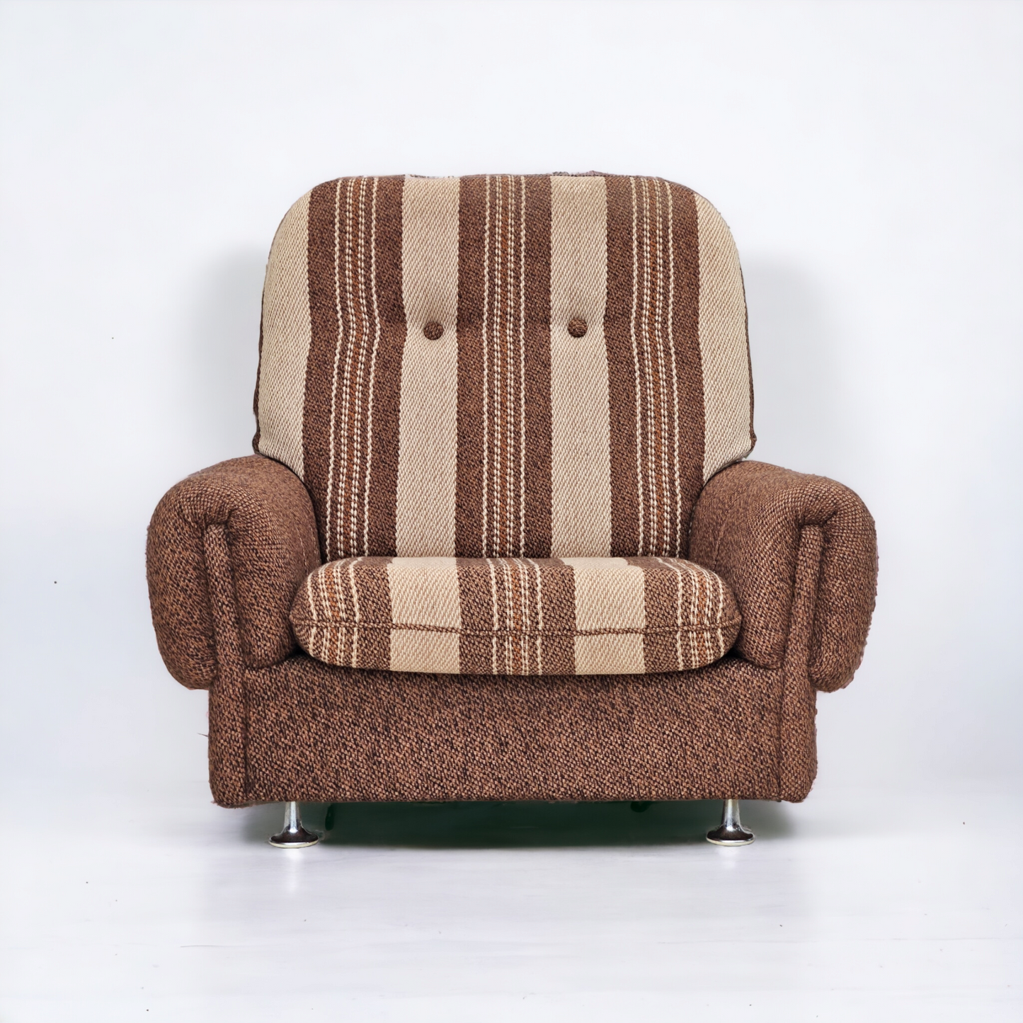 1970s, Danish relax chair, original wool upholstery, very good condition.