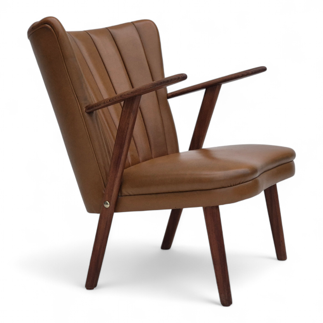 1960s, Danish design by Erhardsen & Andersen, armchair, original condition, teak wood.