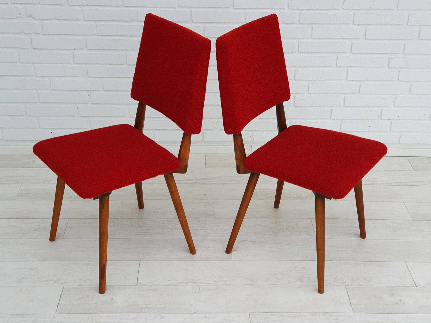 1960s, Art Deco chairs, pair of two, original good condition.